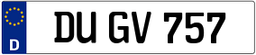 Truck License Plate